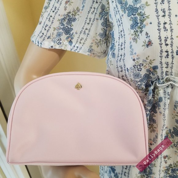 kate spade Handbags - SERENDIPITY PINK MEDIUM DOME COSMETIC KATE SPADE